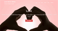 Desktop Screenshot of loveserveshine.com